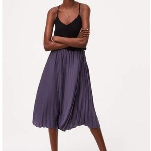 LOFT pleated duet dress